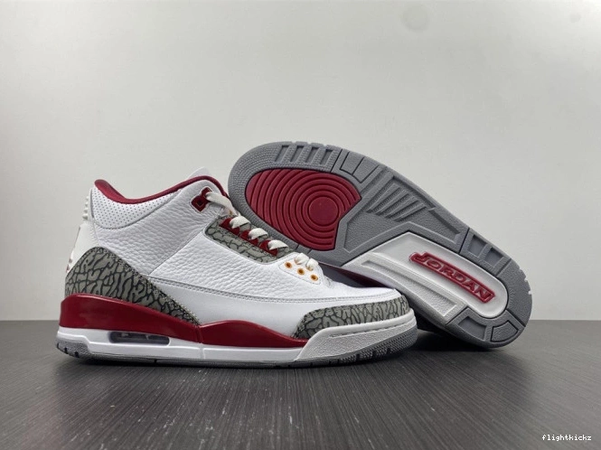 Cardinal CT8532-126 Retro Red Jordan 3 0730